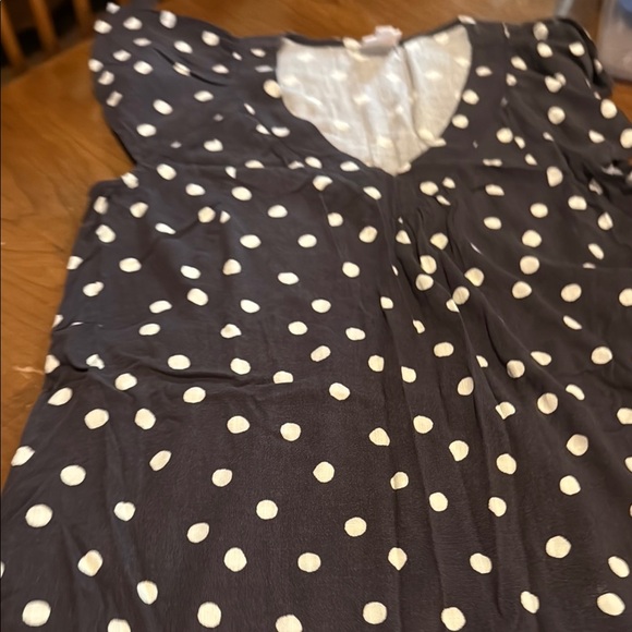 LuLaRoe Black and White Polka Dot Dress - Picture 9 of 15
